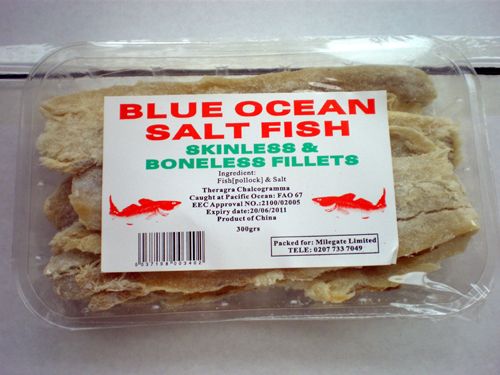 Skinless Salted Pollock Fillet
